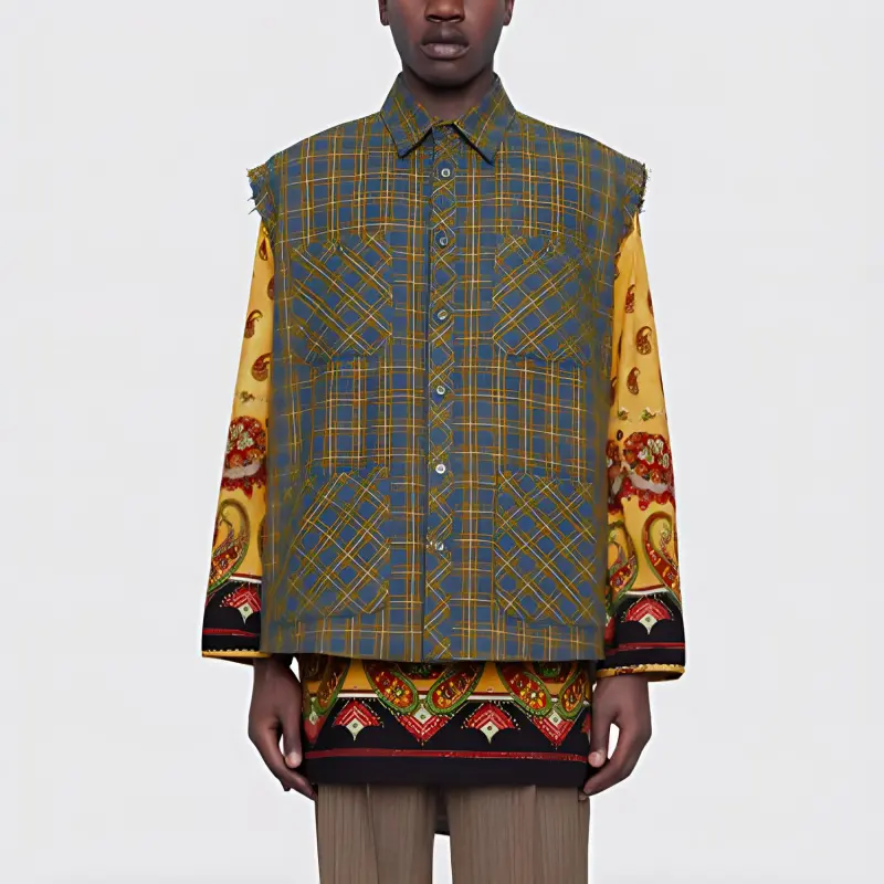 GUCCI Vests Unisex Coffee-1