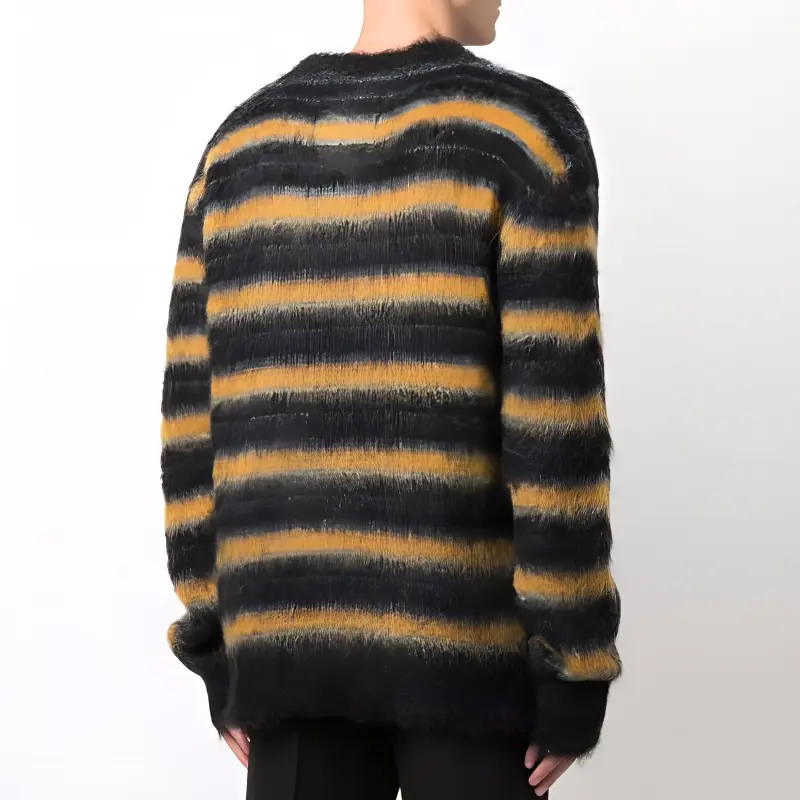MARNI Striped Crewneck Knit Sweater-2