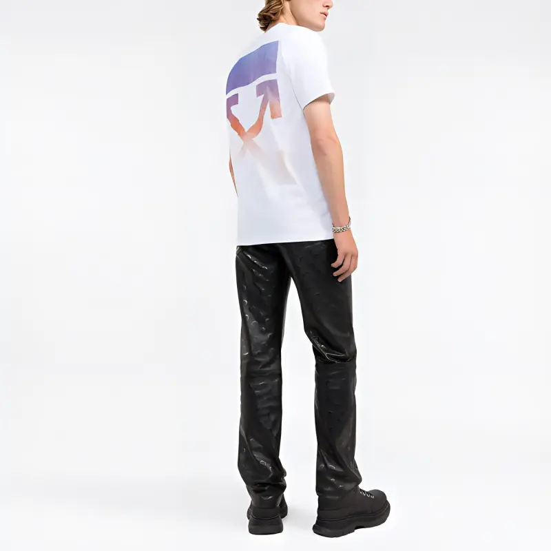 OFF WHITE Degrade Arrows Short Sleeve T Shirt-1