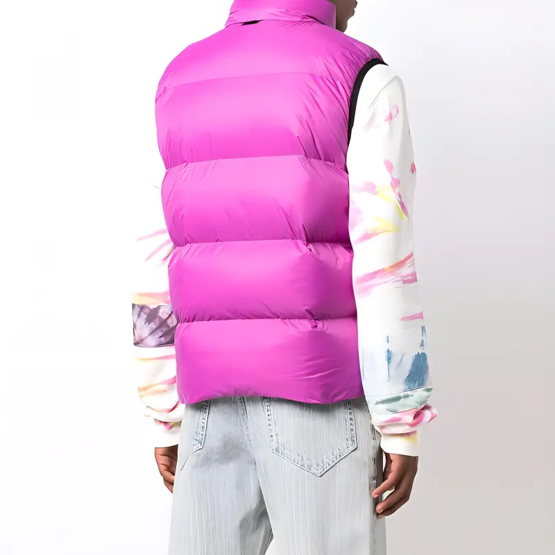 PALM ANGELS Logo patch Padded Gilet-1