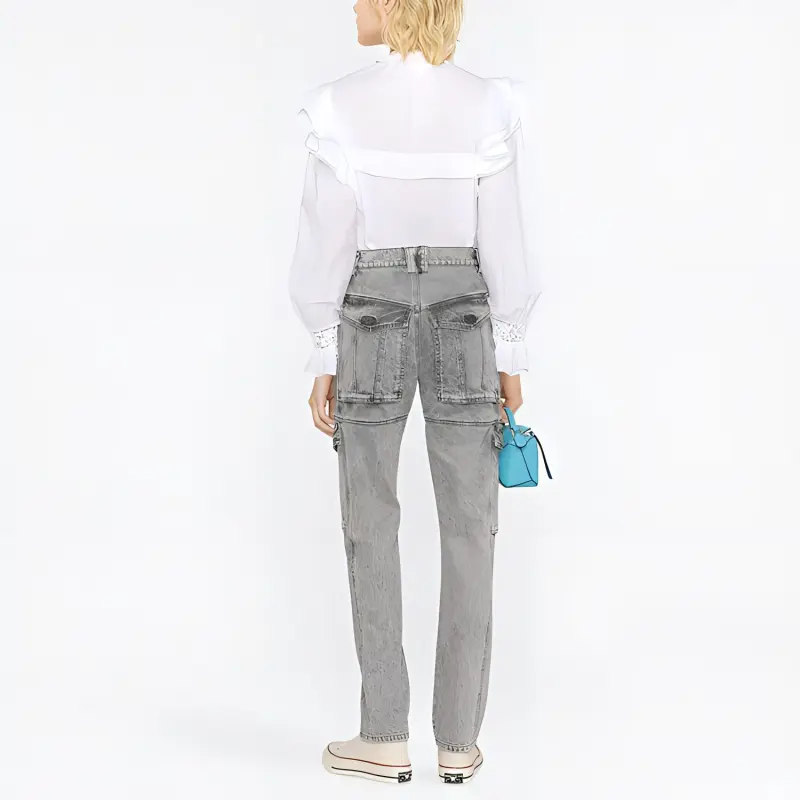 ISABEL MARANT ETOILE Distressed finish Denim Jeans-2