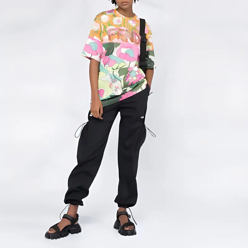 FENDI T-Shirts Women's Multicolor-1