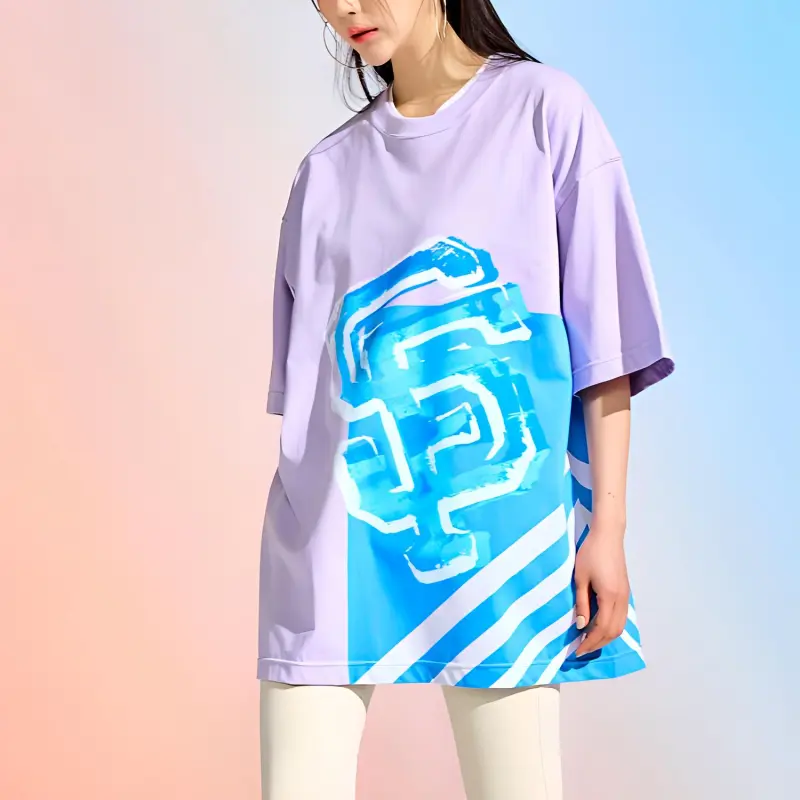 MLB T Shirt Unisex Light Purple-2