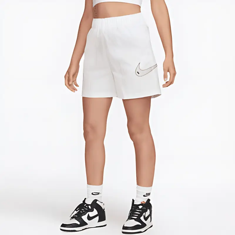 Nike Casual Shorts Women's White-3