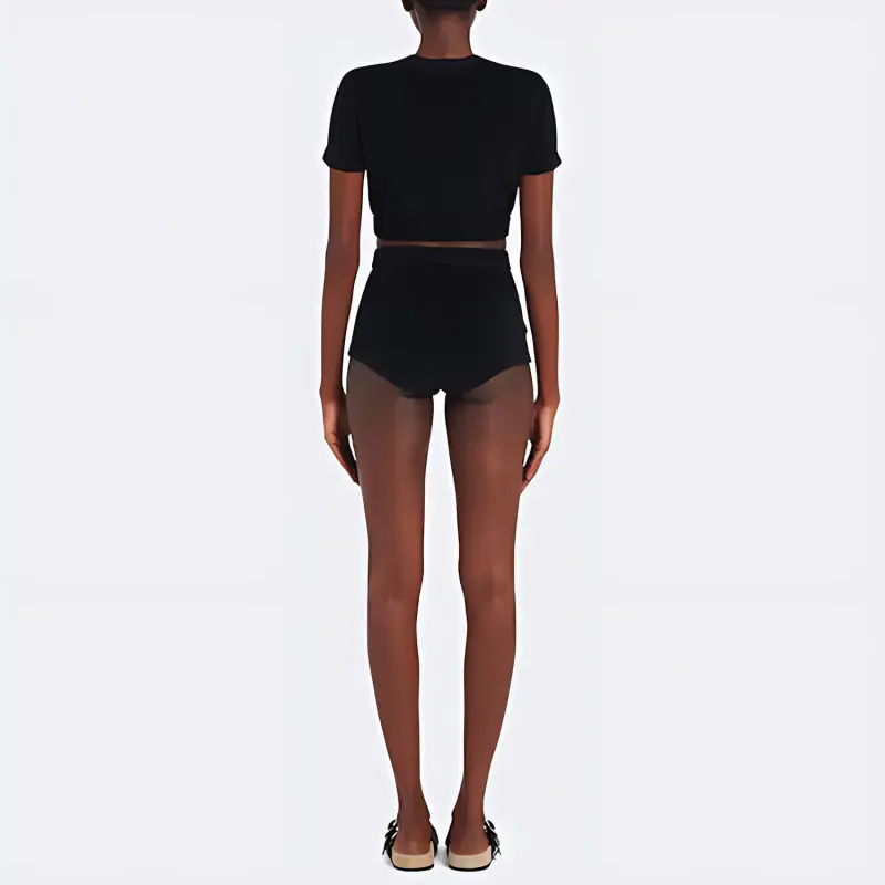 PRADA Crop Tops Women's Black-2