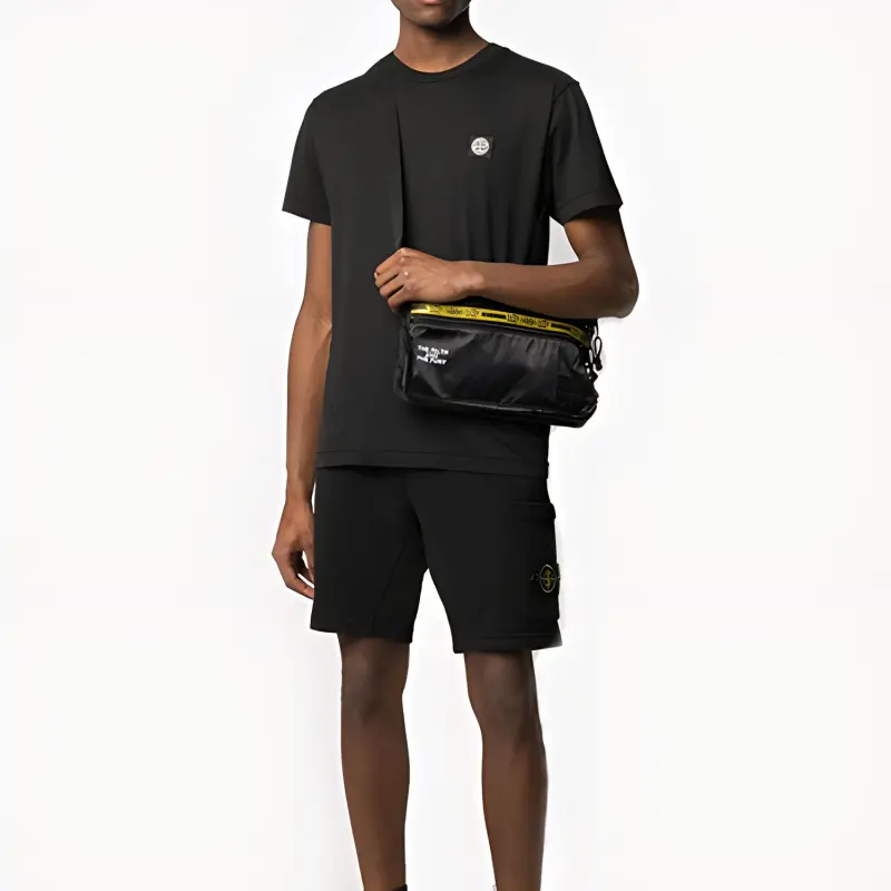 STONE ISLAND Compass Patch Crewneck T-Shirt-1