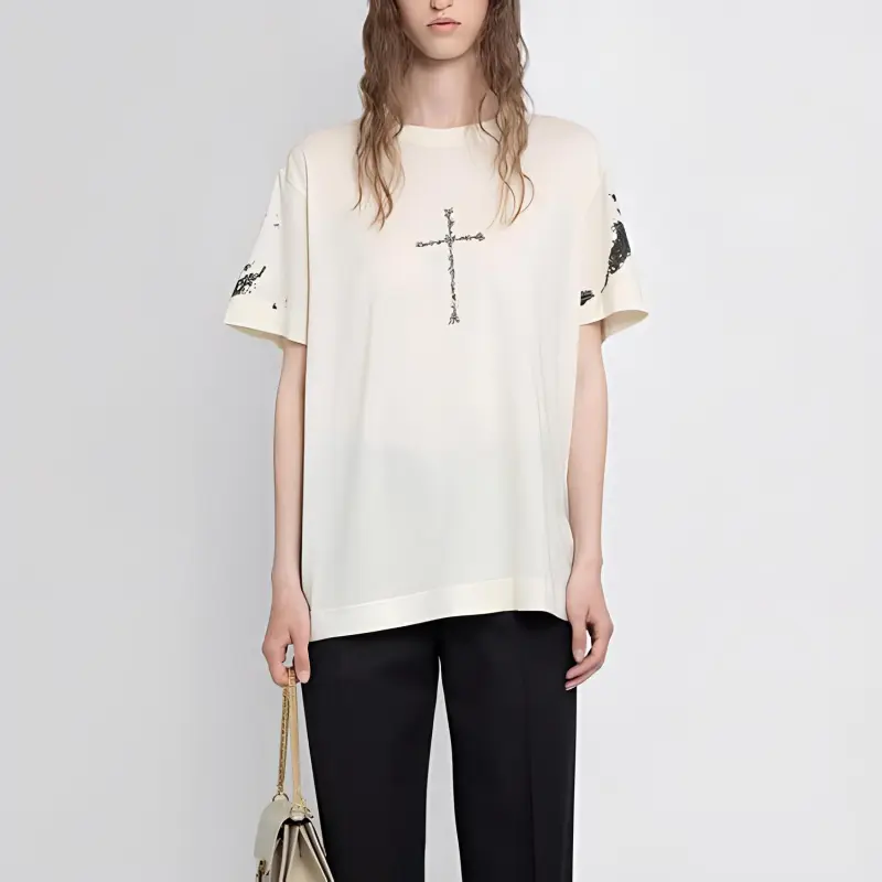 Givenchy Graphic Print T shirt-2