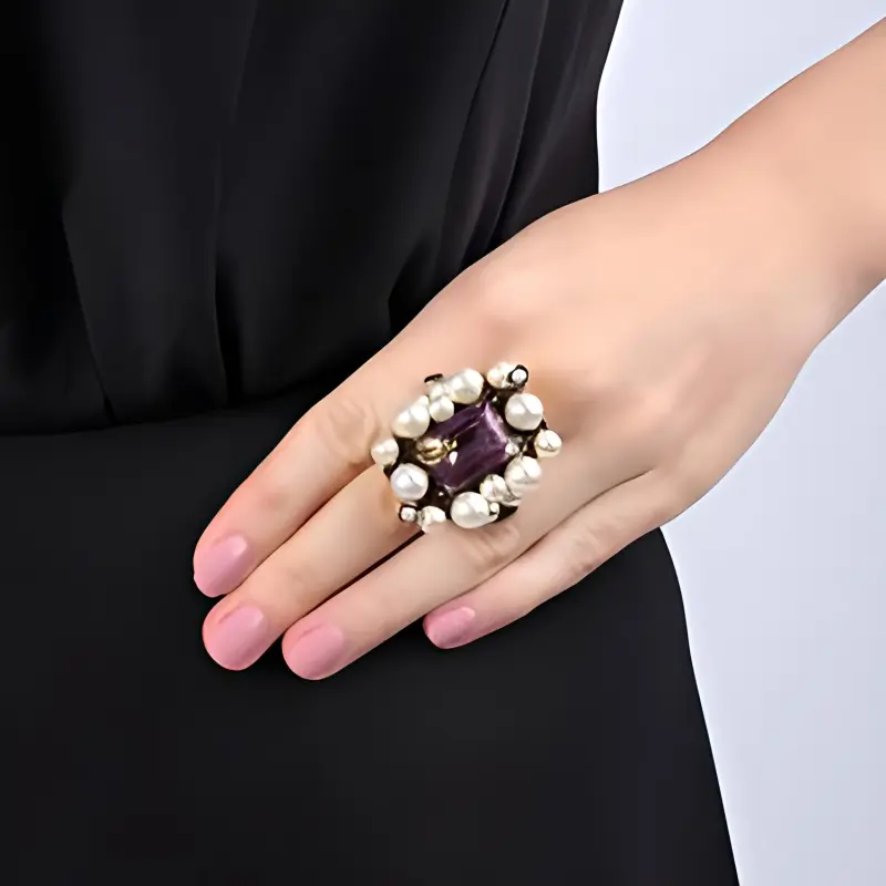 GUCCI Rings Women's Purple-1