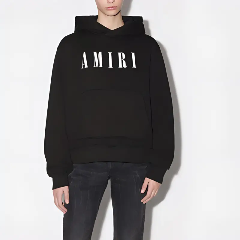AMIRI Core Logo Hoodie Black/White SS22-2