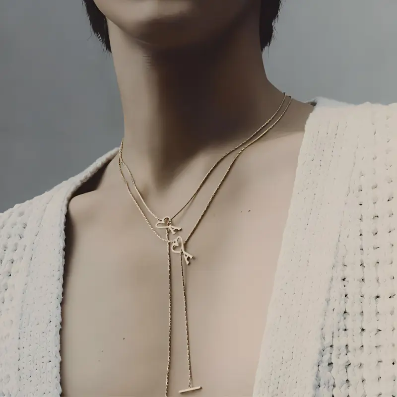 AMIPARIS Ami De Coeur Chain Necklace-2