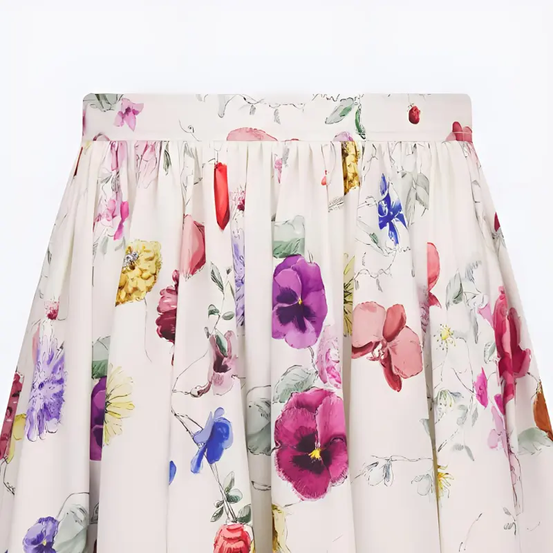 DIOR Casual Long Skirts Women's Multicolor-2