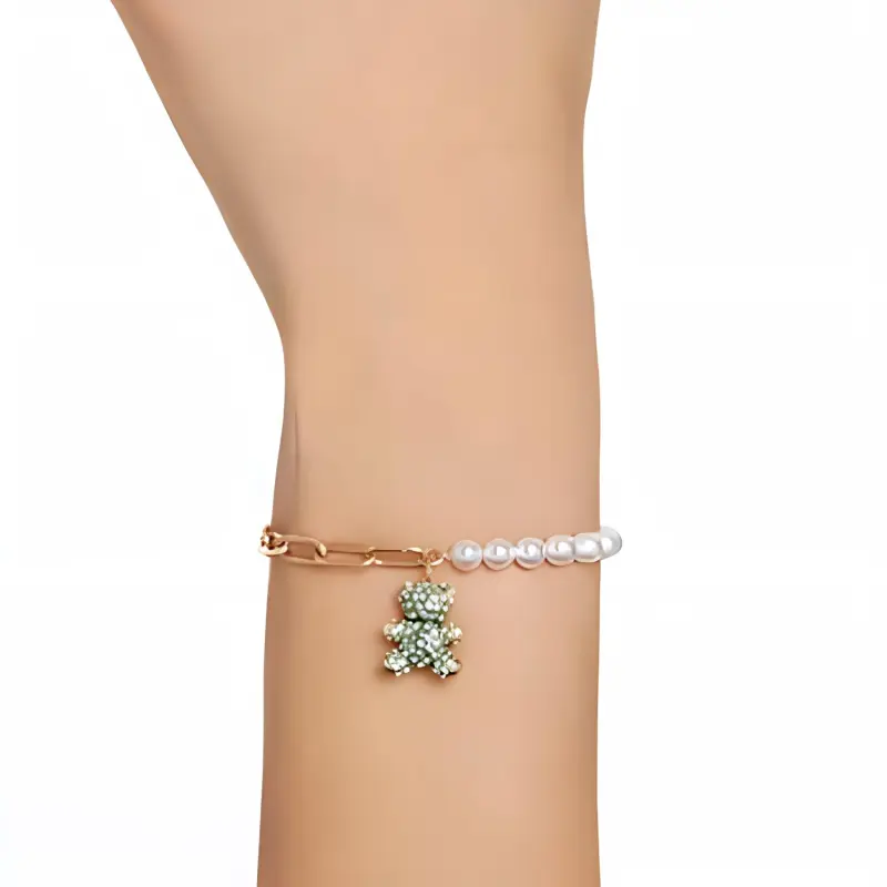 Swarovski Teddy Bracelets Women's Green-3