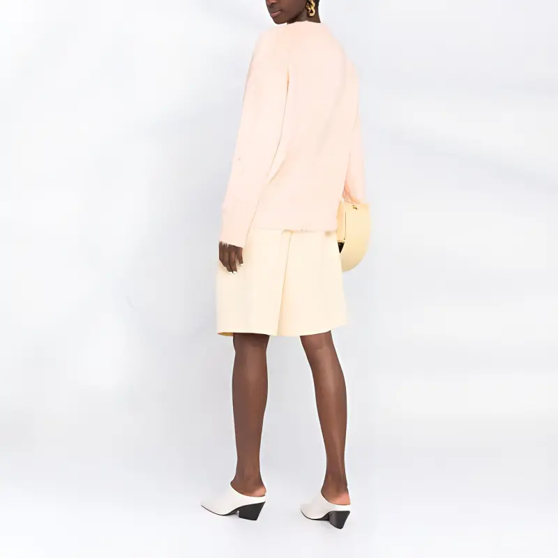 JIL SANDER Chunky Wool Ribbed Cardigan-2