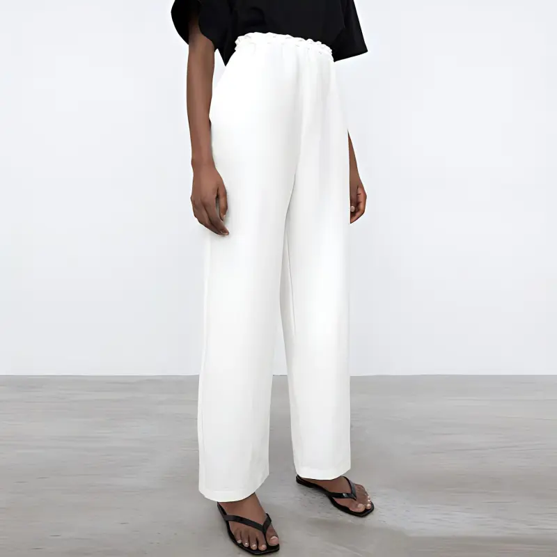 TOTEME Casual Pants Women's White-3
