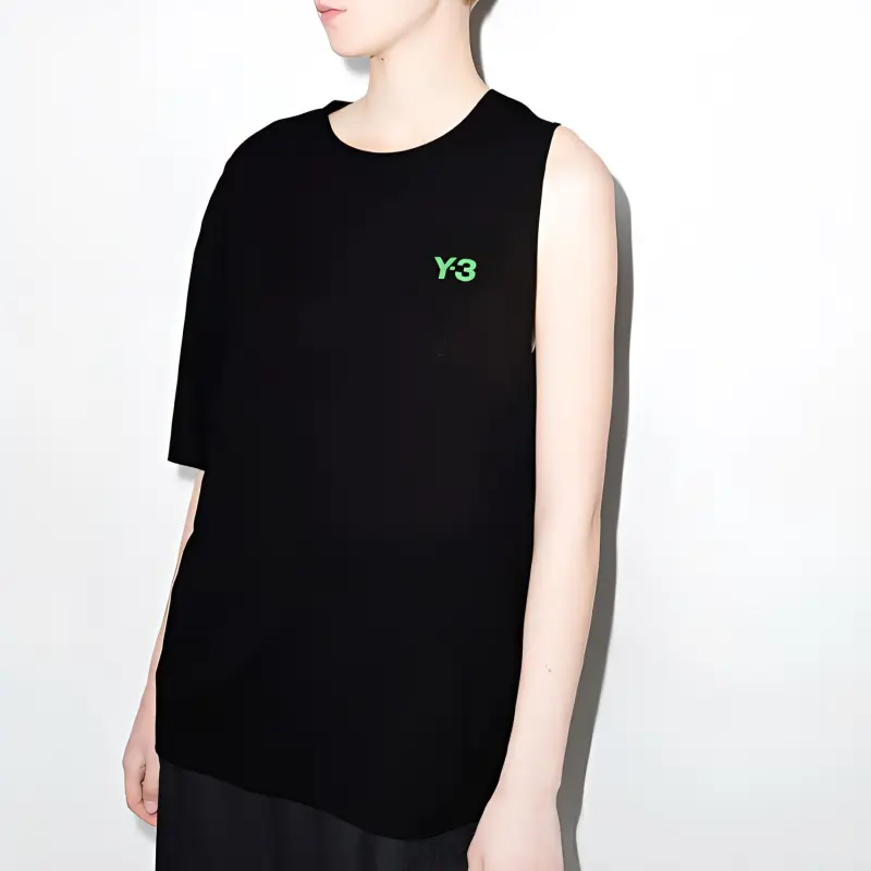 Y 3 T Shirts Women's Black-3