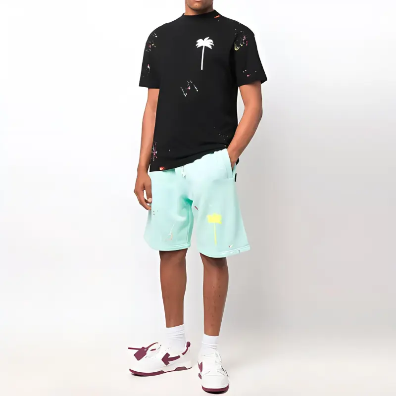 PALM ANGELS Pxp Painted Sweatshort-1