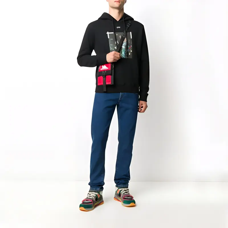 OFF-WHITE Pascal Print Slim Hoodie-1