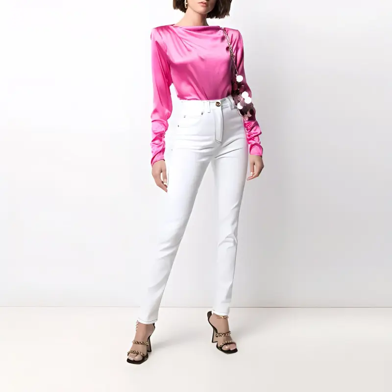 BALMAIN Jeans Women's White-1
