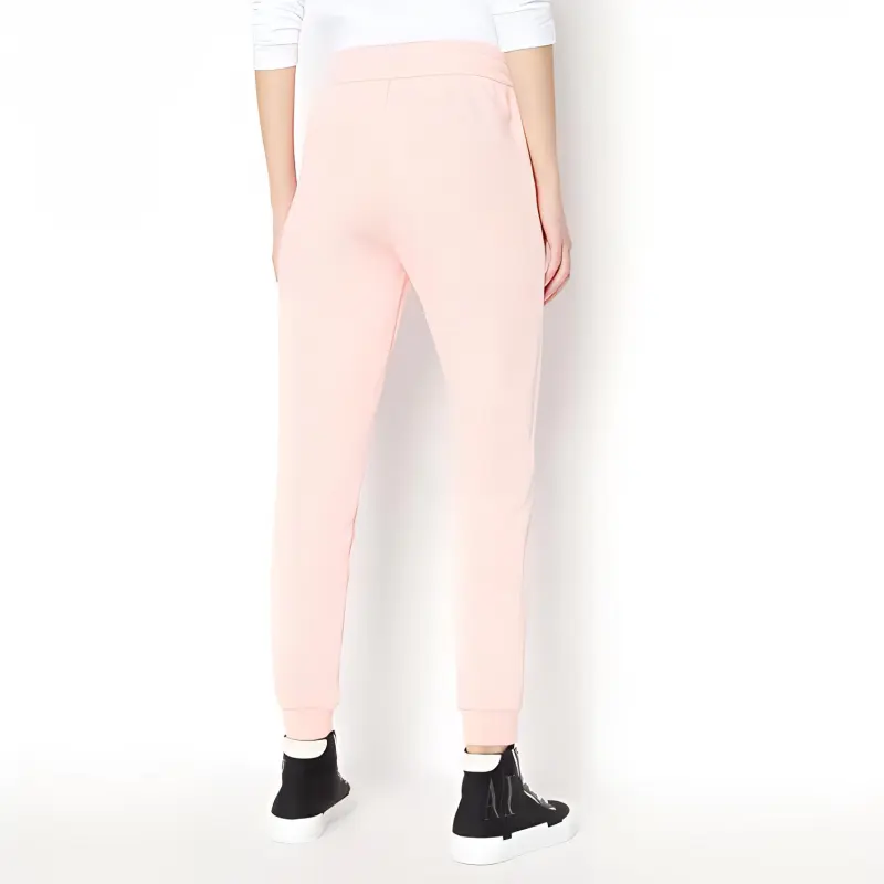 ARMANI EXCHANGE Knitted Sweatpants Women's Pink-1