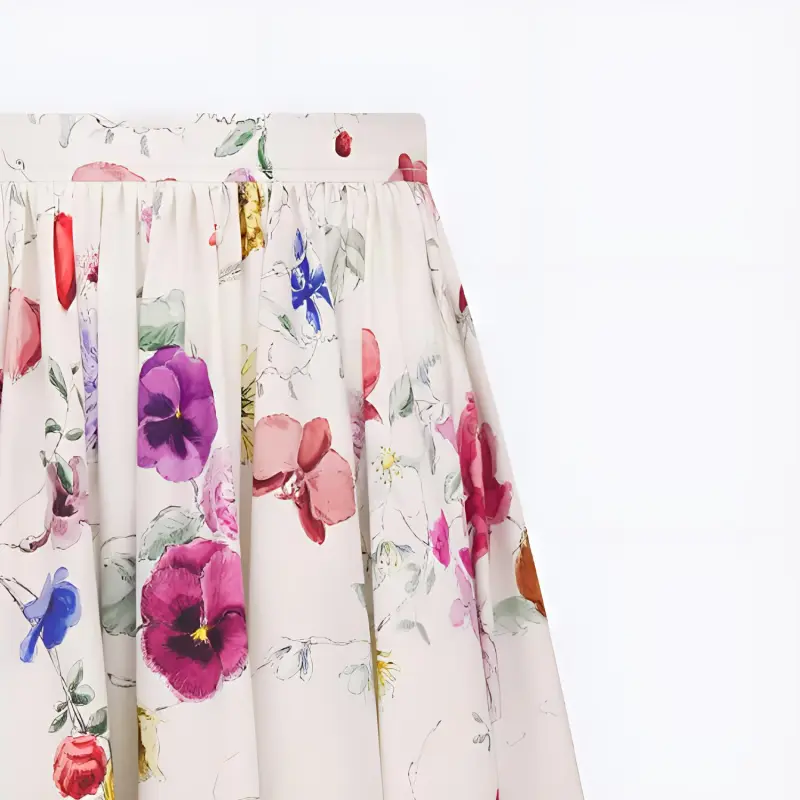 DIOR Casual Long Skirts Women's Multicolor-3