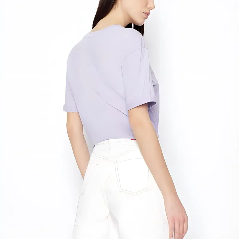 ARMANI EXCHANGEAE T Shirt Women's Purple-3