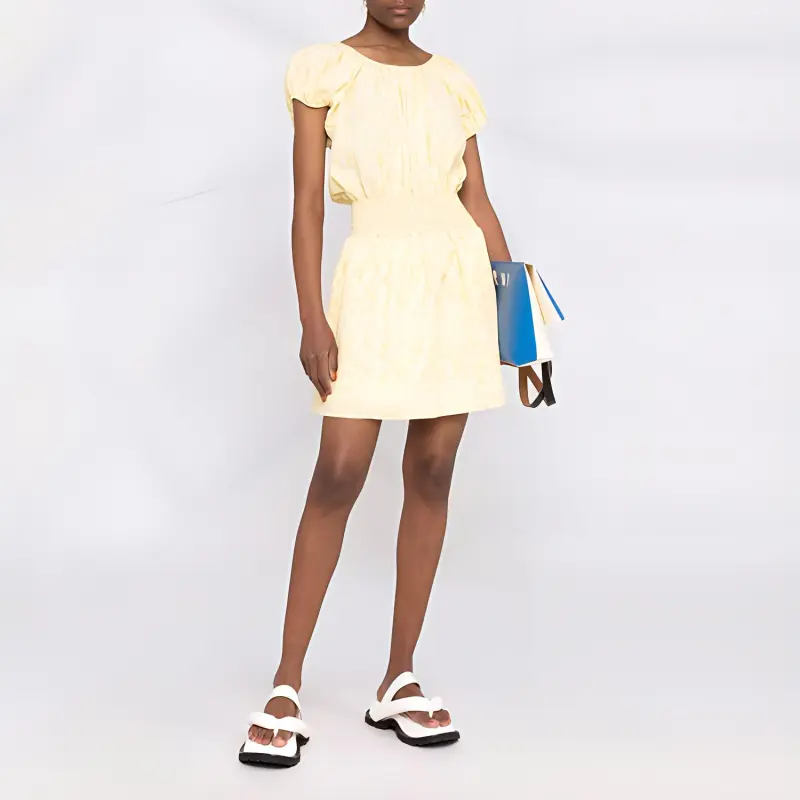 KENZO Short Sleeved Dresses Women's Yellow-2