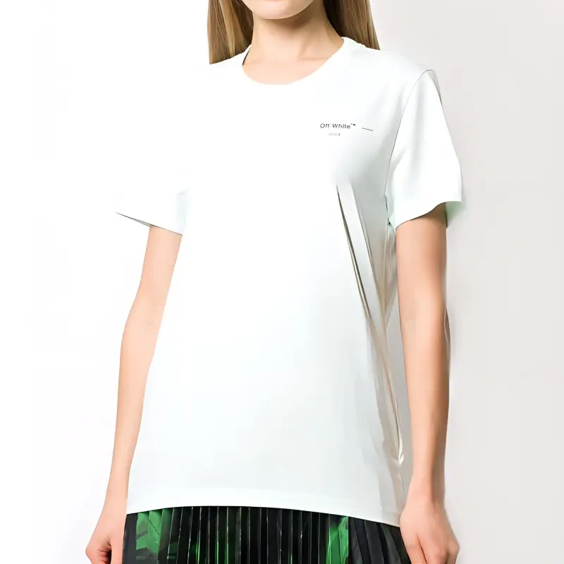 OFF WHITE Ss20 T Shirts Women's Light Green-2