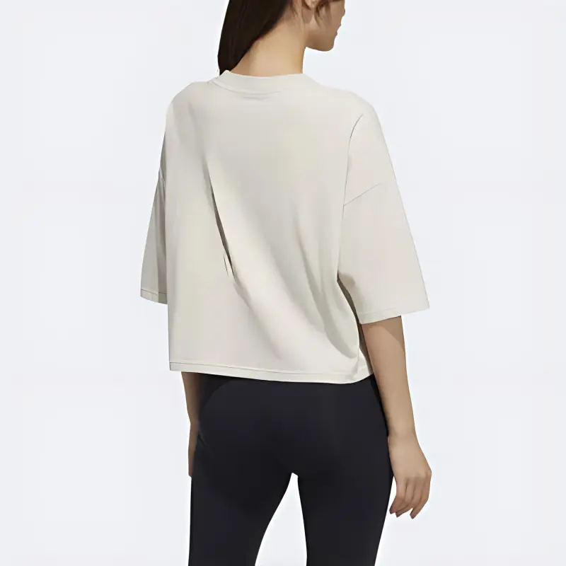 Adidas Neo Crop Tops Women's Bauxite Brown-2