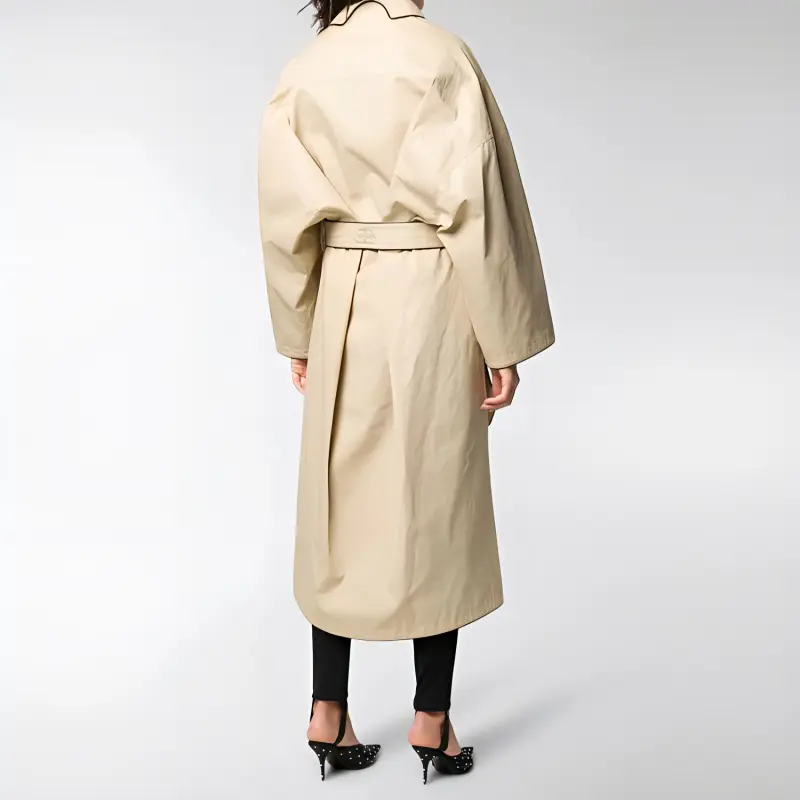 Balenciaga Coats Women's Beige-3