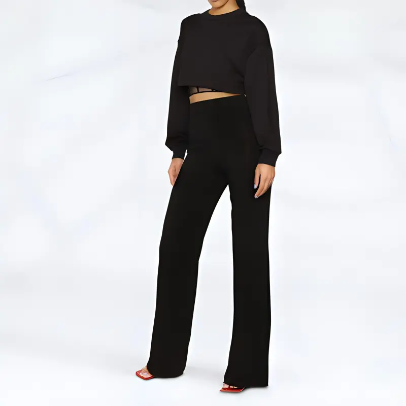 Alexander McQueen FW22 Crop Top Women's Black-3