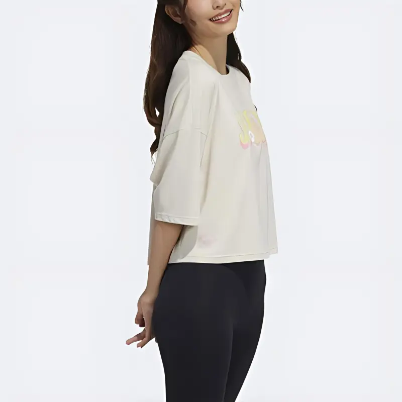 Adidas Neo Crop Tops Women's Bauxite Brown-3