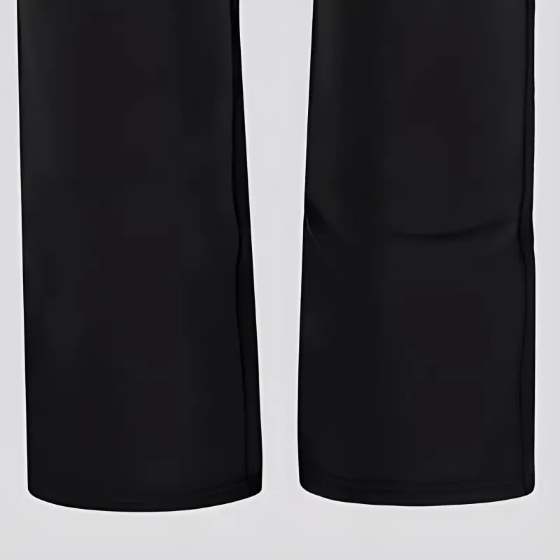 'S MAX MARA Logo Detailed Straight Leg Trousers-5