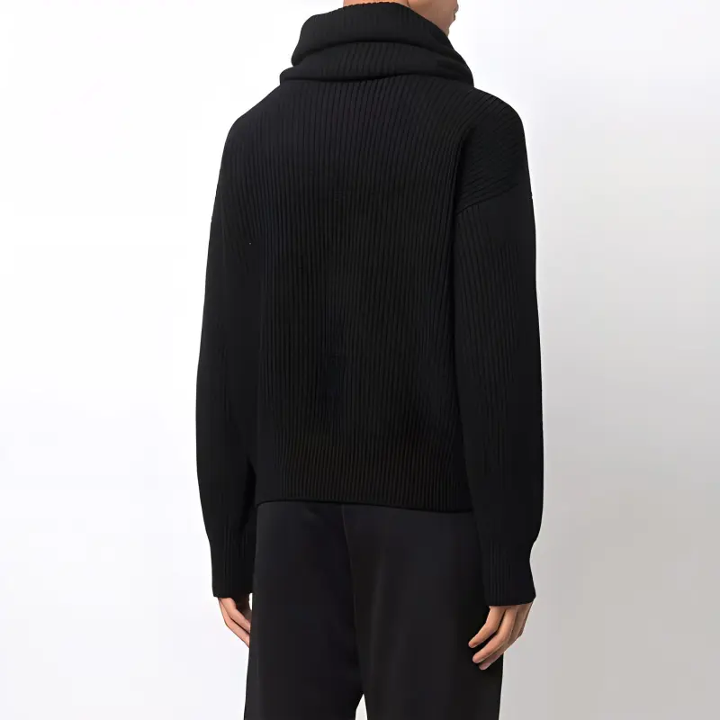 Moncler X Palm Angels T-Neck Knitted Sweatshirt-4