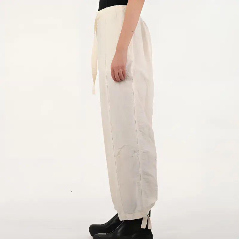 JIL SANDER Crinkle-Effect Wide Leg Pants-5