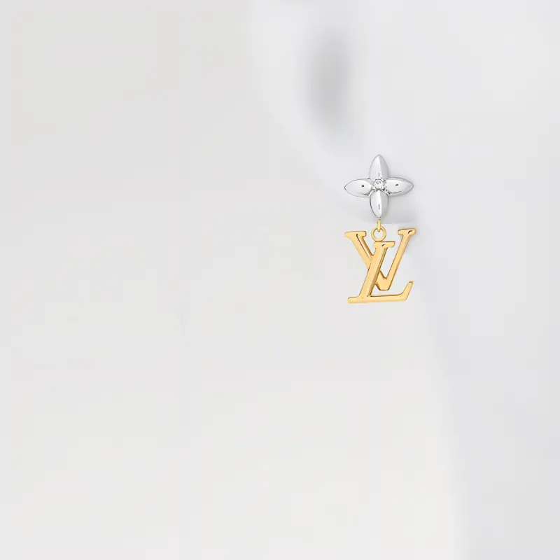 LOUIS VUITTON Lv Iconic Flower Earrings-2