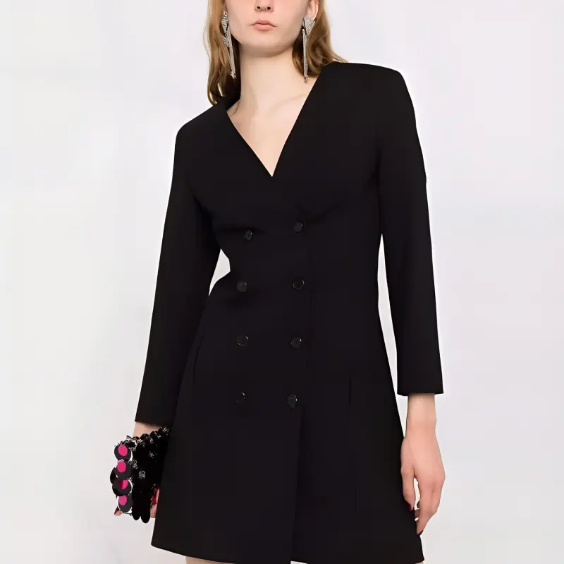 KARL LAGERFELD / Karl Lagerfeld Jeans Long-Sleeved Dresses Women's Black-4
