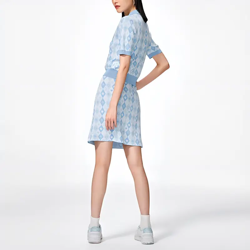 LiNing x Disney Casual Short Skirts Women's Blue-3