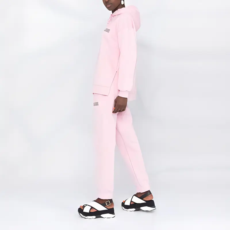 GANNI Knitted Sweatpants Women's Pink-3