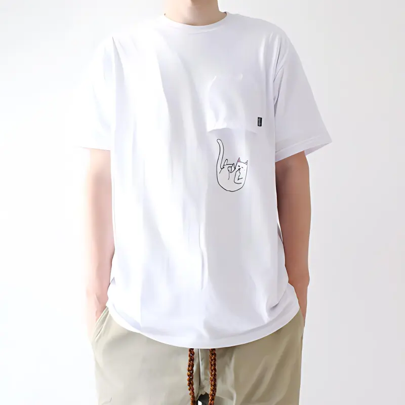 RIPNDIP T Shirts Unisex White-1