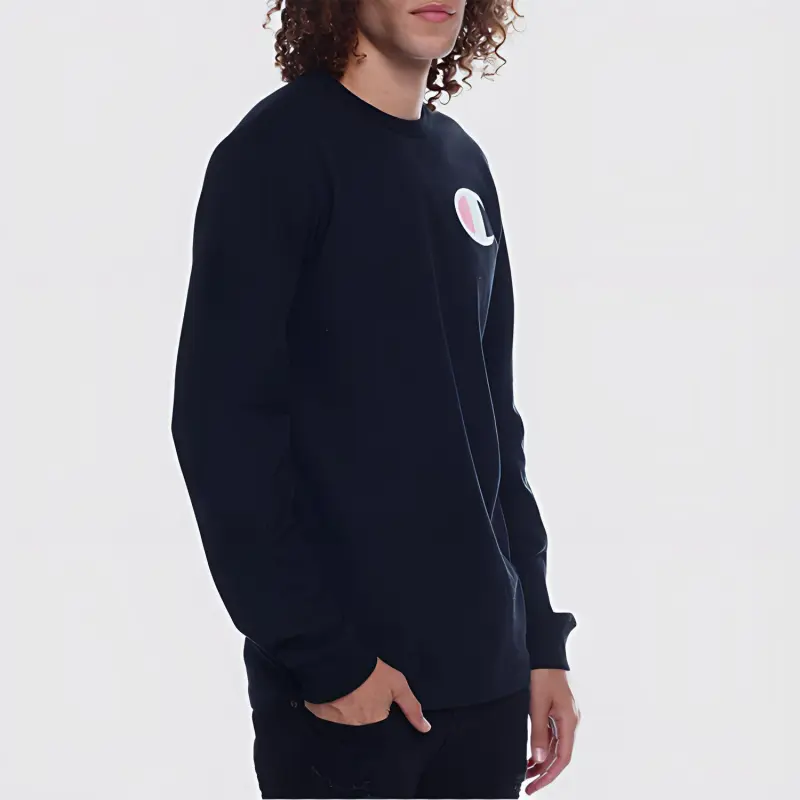 Champion T Shirt US Version Unisex Black-1