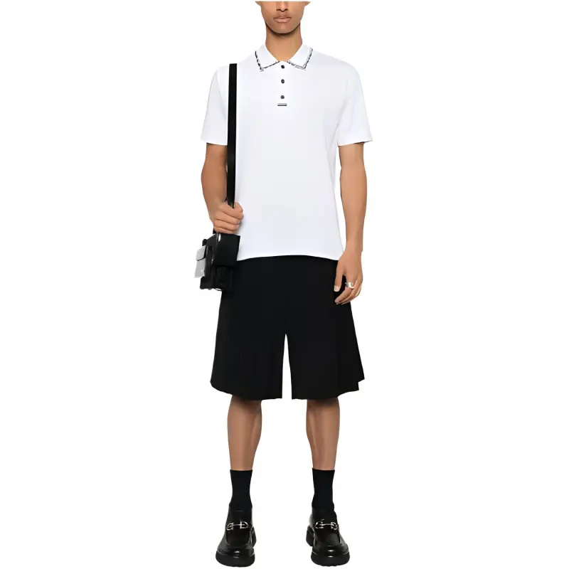 FERRAGAMO SS24 Polo Shirt Men's White-2