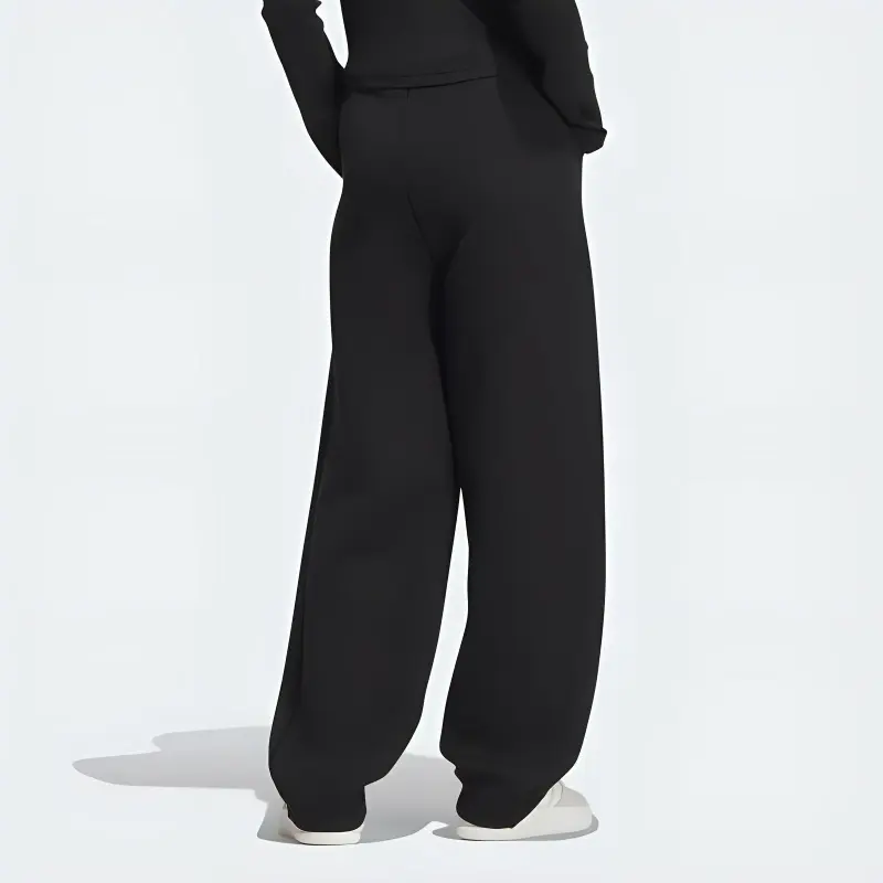 Adidas Knitted Sports Pants Women's Black-2