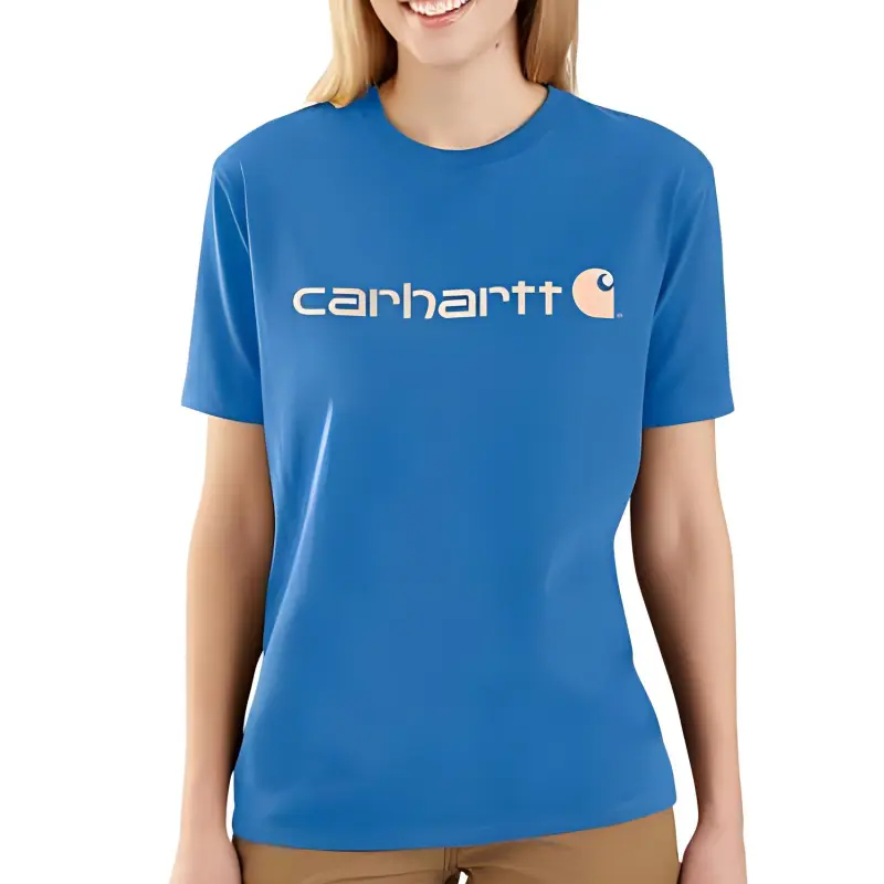Carhartt T-Shirts Women's Blue-1
