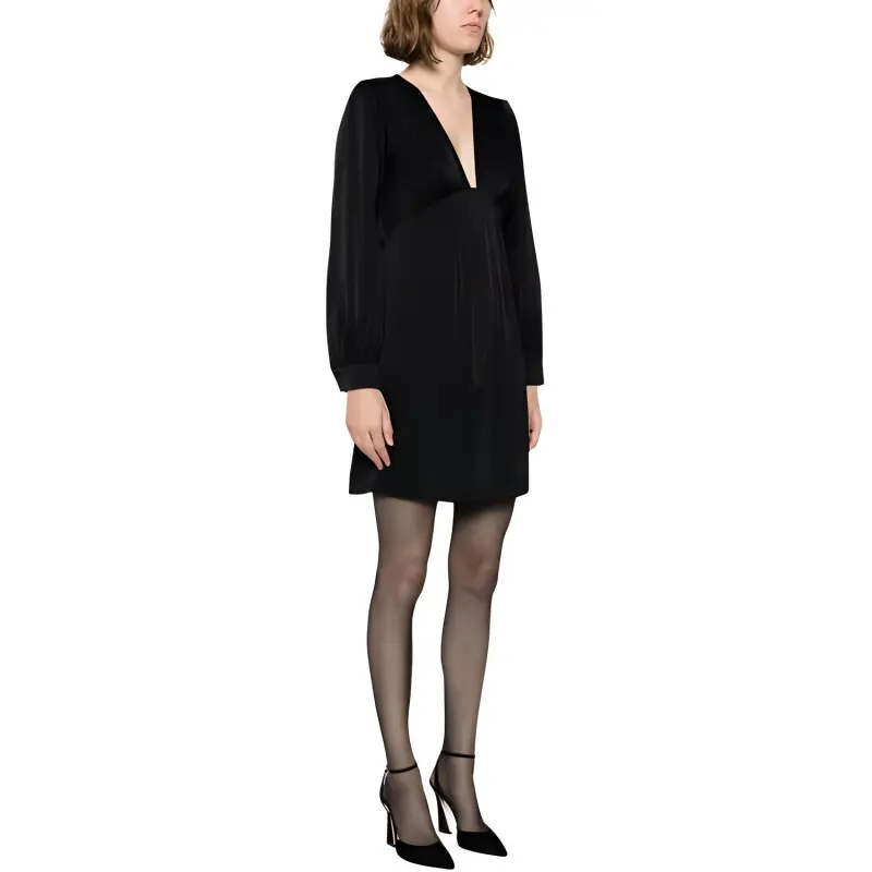 MICHAEL KORS Long Sleeved Dresses Women's Black-3