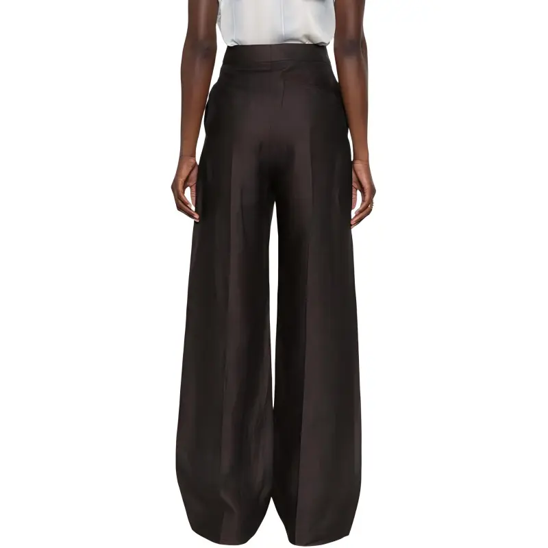 LOEWE SS24 Casual Pants Women's Coffee-2