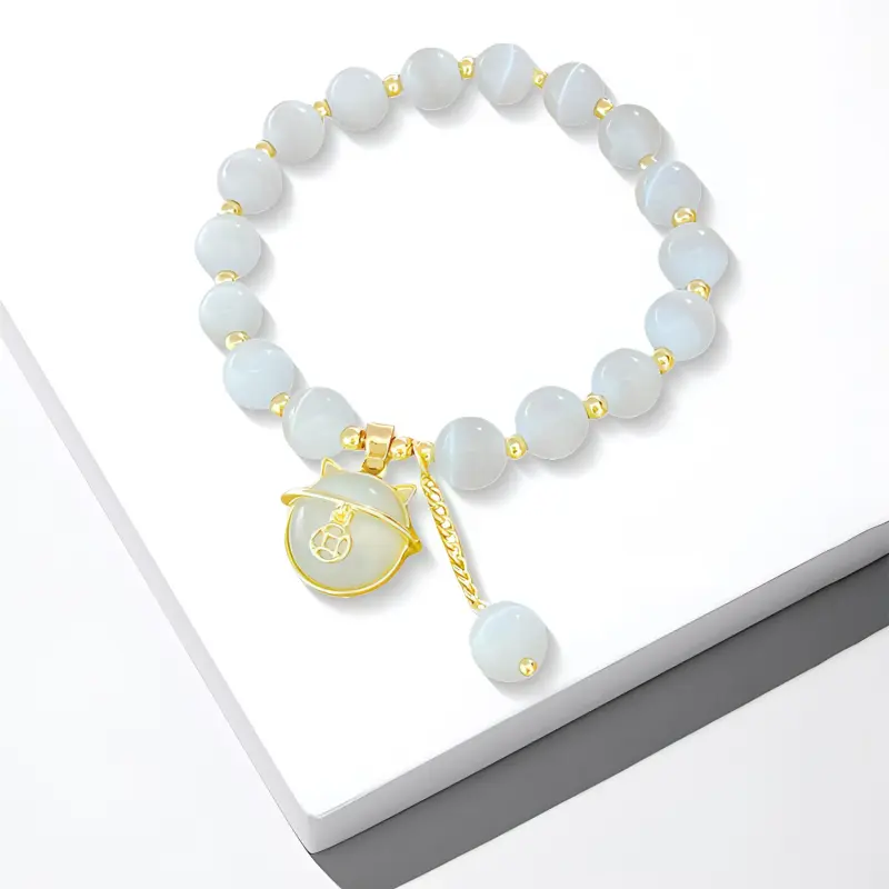 FUSSEM Cat's Eye Stone Bracelets Women's-1
