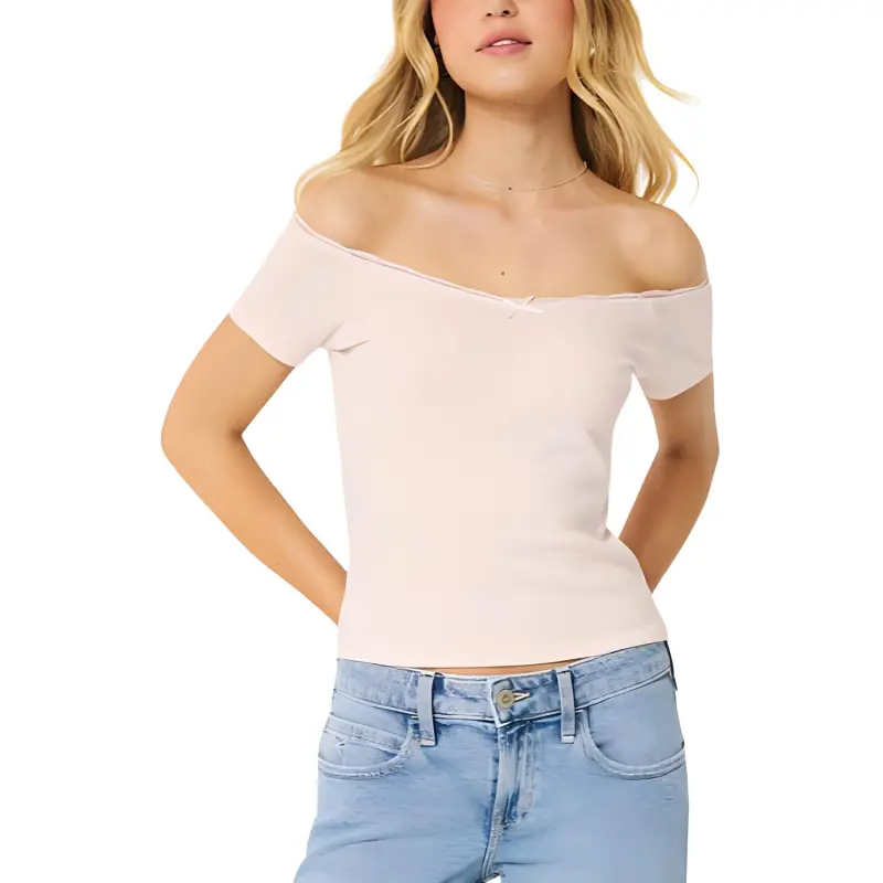 Hollister Raglan Sleeve T-Shirt Women's-5
