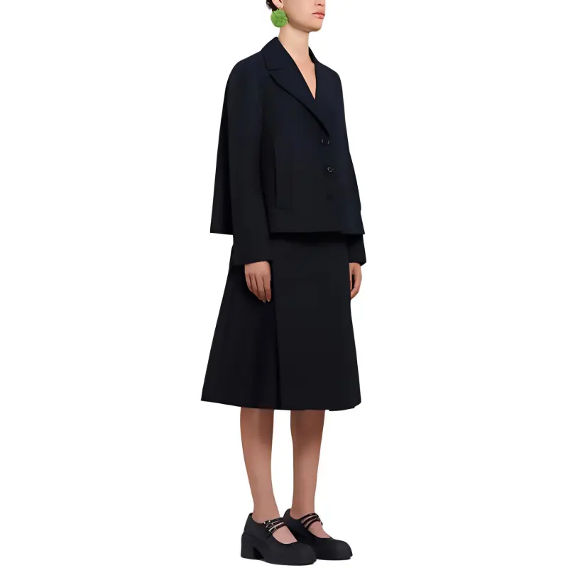 MARNI Tailored Cropped Blazer-3