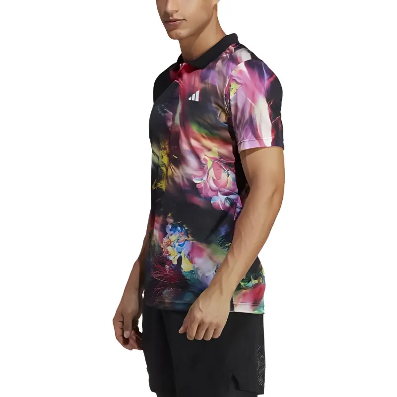 Adidas Polo Shirts Men Black-3