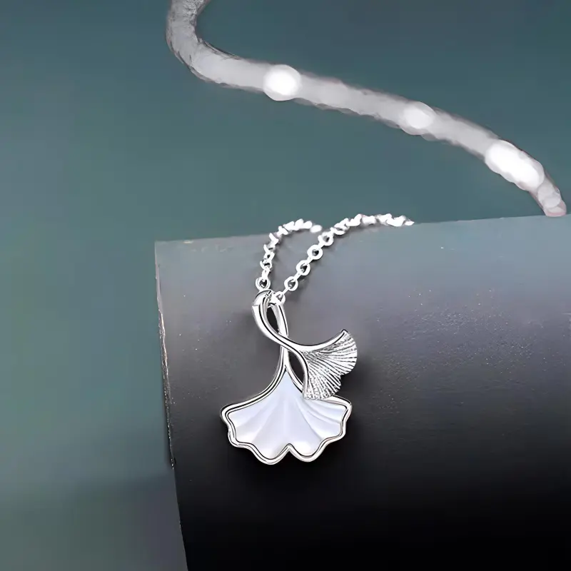 CHINA GOLD S999 Fine Silver Necklaces Women's-3